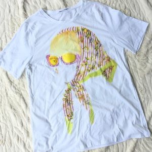 Zara Novelty Tee in Large